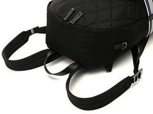 Prada black quilted bag backpack Black